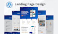 design modern high converting wordpress landing page in 24 hours