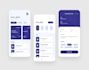 design mobile application screens with modern layout