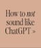 create chatgpt articles blog posts essays to human written