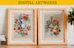 create digital patterns for stationery and decor
