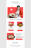 build editable html email template and newsletter
