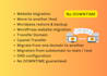 transfer website or migrate wordpress website, domain, cpanel to another hosting