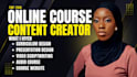 create skool online course content, curriculum, ppt, kajabi course website