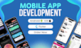 develop android and ios mobile app using flutter