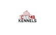 impactful growing busy dog kennel logo