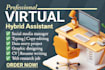 be your personal virtual hybrid business remote assistant