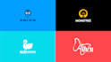 create flat modern minimalist and business logo design