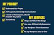 install wordpress themes and customize, responsive website design, or redesign