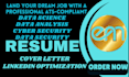 write resume for data science, data analyst, cyber security statistician resume