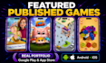 develop a unity mobile game for android and ios