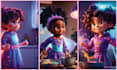 do children story book illustration