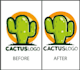 convert raster logo to vector form