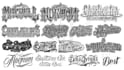 design an awesome lettering chicano for your tattoo