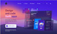 be your front end web developer using HTML, CSS, react js