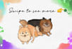 create enchanting watercolor cartoon portraits of your pet