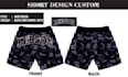 do design of a short pants pattern, custom, clothing