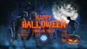 customize scary halloween greetings video