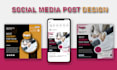 design social media post and advertising