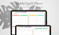 design minimalist hyperlinked planner for your etsy store