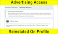 troubleshooting facebook ads account and business manager issues