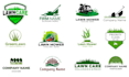 design lawn care, landscape, irrigation or grass logo