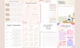 custom editable planner, calendar, and journal designs on canva