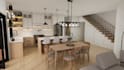 do custom 3d kitchen design with layout and rendering