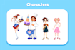 create 2d game assets, characters, items, splash arts, consept arts