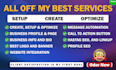 perfectly social media account create and set up pages