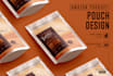 create product pouch design, mylar bag, stand up pouch bag