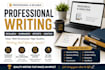 write research, summaries, reports, and content
