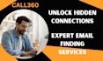 do email list building, lead generation and email finding