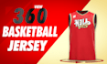 3d sublimation basketball jersey design with animation
