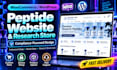 build fda compliant peptide website or research store on woocommerce