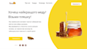 create a modern landing using HTML CSS or react