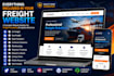 design a professional freight forwarding and logistics website