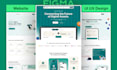 do website ui ux design figma prototype mockup, homepage design crypto exchange