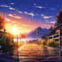 draw anime background style, visual novel, environment 2d art