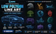 design low poly illustrations