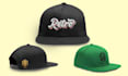 do snapback, baseball cap mockup and artwork, logo and badge