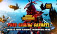 do vibrant youtube thumbnail design