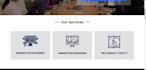 create frontend template using HTML5, css3, bootstrap5 responsive web design