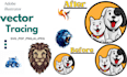 convert raster logo, image in vector file, high resolution