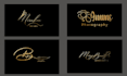 design photography signature, handwritten, scripted logo