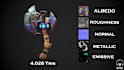 create 3d game assets, weapons and props with textures