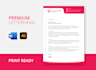 design letterhead template for ms word and google docs