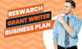 write grant proposal, grant research, grant writing and grant application