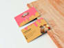 design print ready best business card or stylish visiting card with qr code