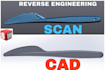 do reverse engineering your 3d scan to cad, stl to step iges