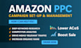 setup and optimize your amazon fba PPC campaigns